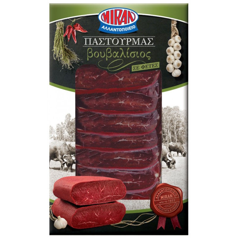 Παστουρμάς βουβαλίσιος σε φέτες MIRAN (100g)