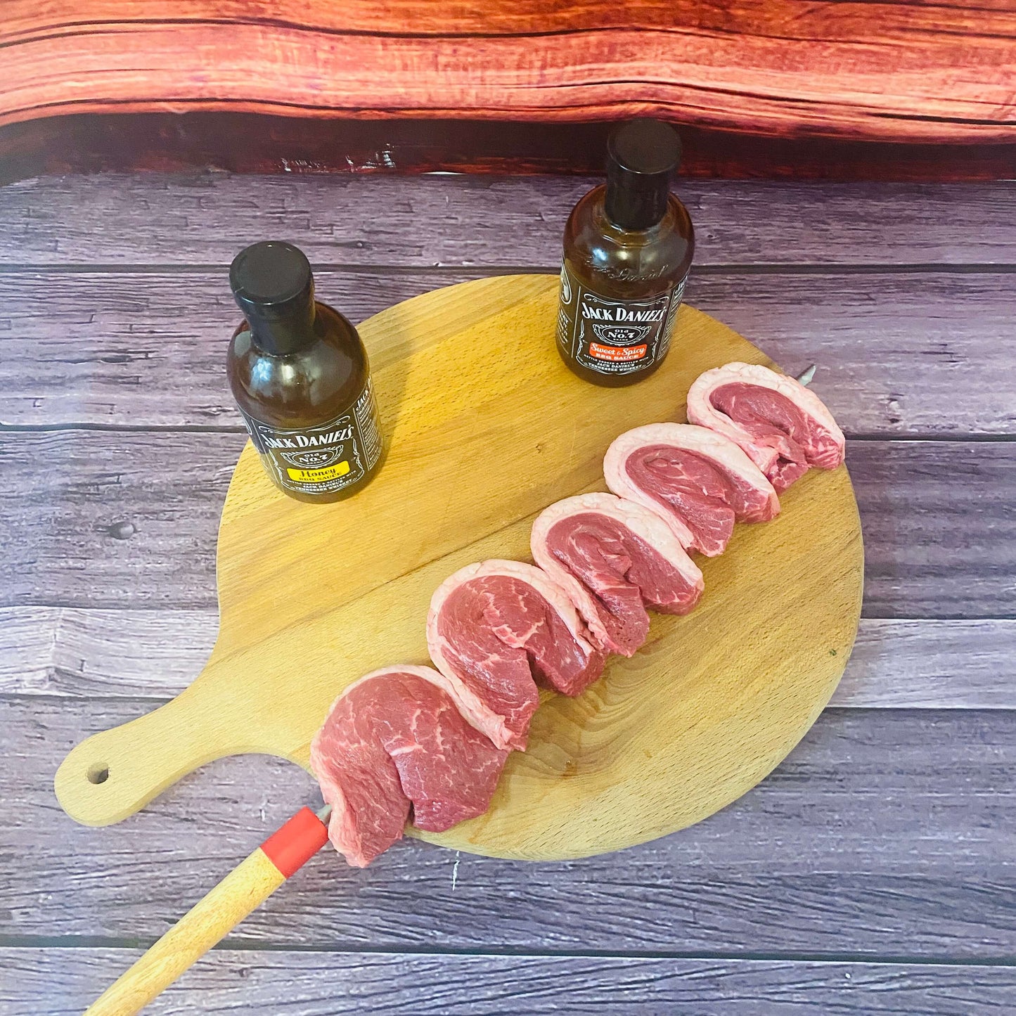 Picanha Angus Ωρίμανσης σε σουβλί ετοιμο για ψησιμο devesa Αργεντινής 800gr