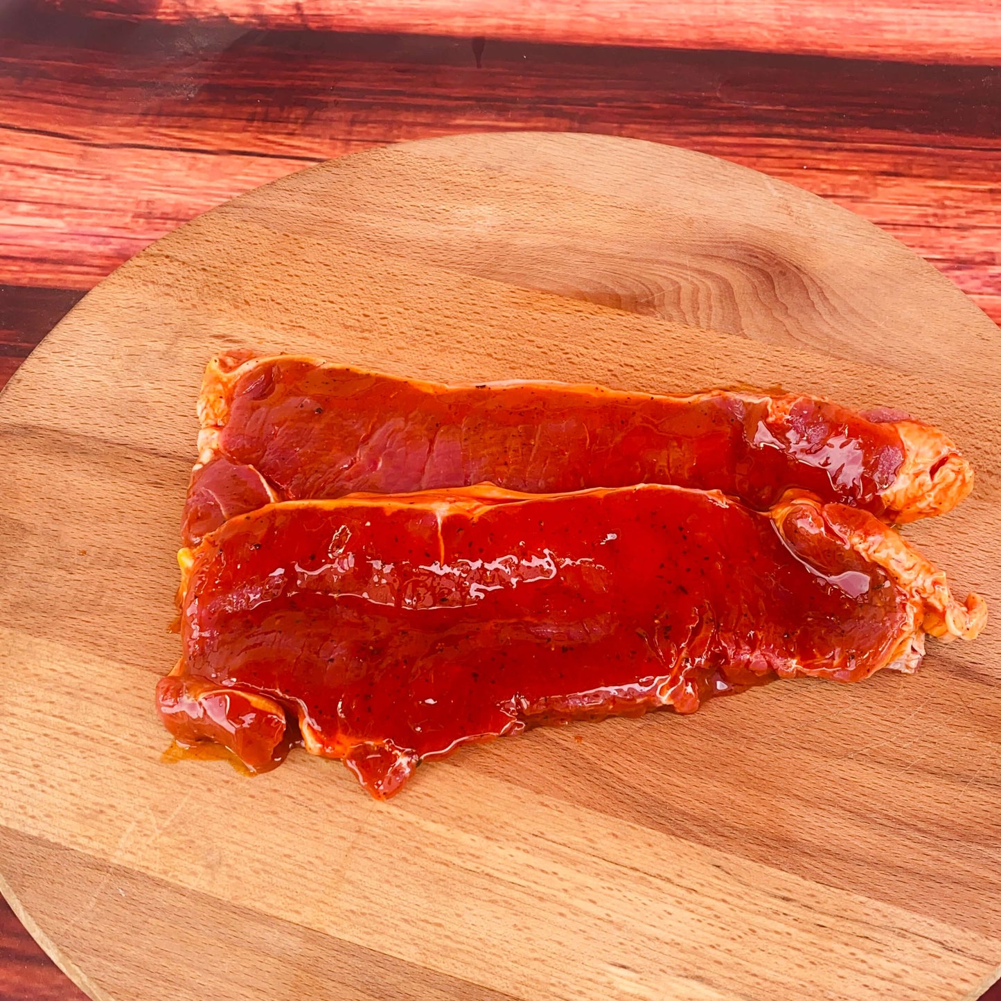Φιλετάκια μοσχαρίσια Black Angus Μαριναρισμένα με σάλτσα βουτήρου 500 γρ